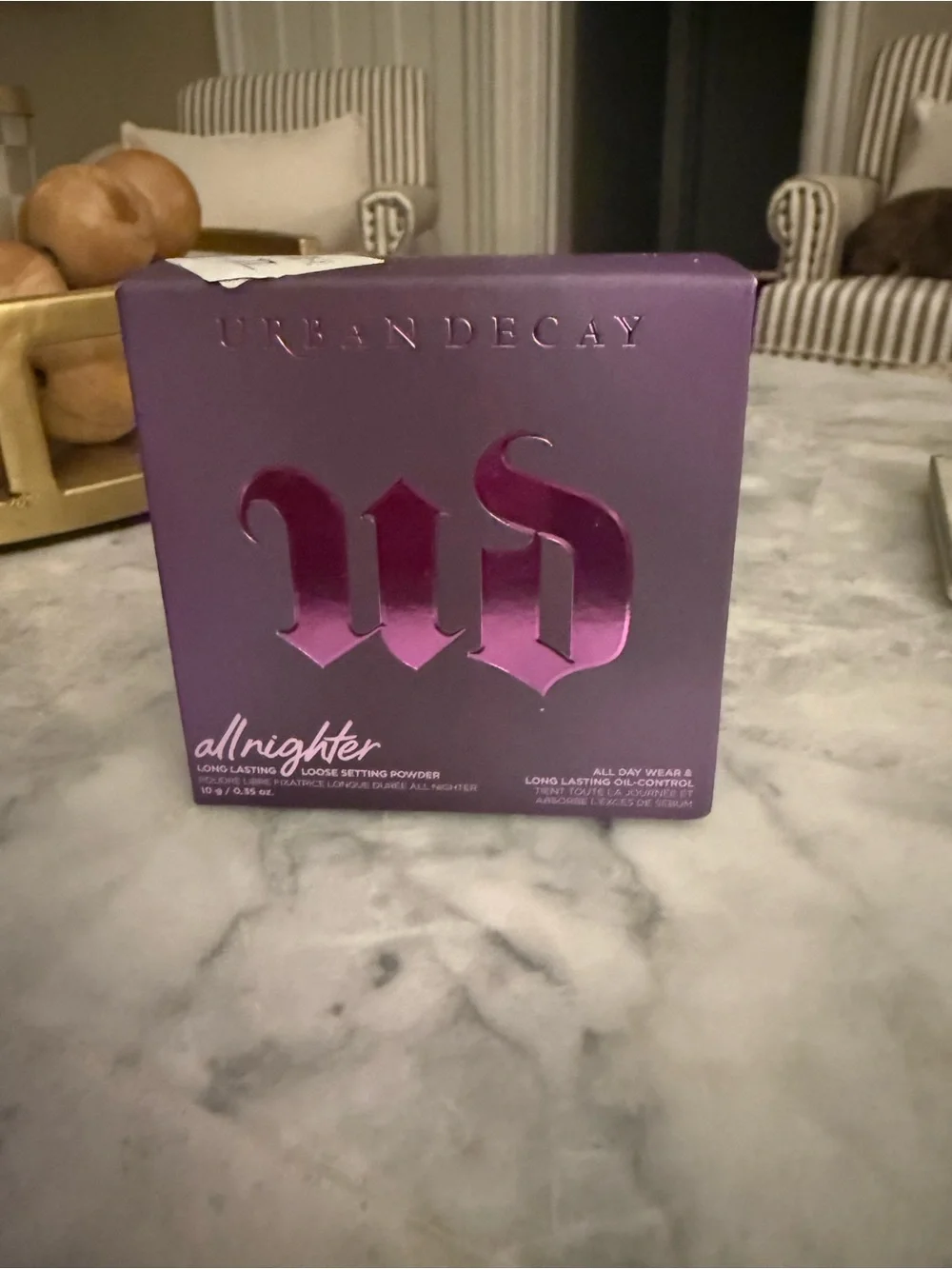 Urban Decay All Nighter Loose Setting Powder - Purple Packaging